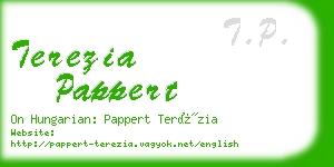 terezia pappert business card